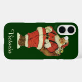 Oude Kerstmis, Victoriaanse Kerstman met Speelgoed Case-Mate iPhone Case (Achterkant (horizontaal))