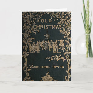 Oude Kerstmis - Washington Irving Feestdagen Kaart