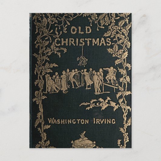 Oude Kerstmis - Washington Irving Feestdagenkaart (Voorkant)