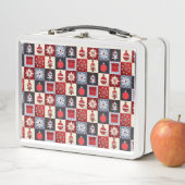 Oude kerstquilt met fashioned (In situ)