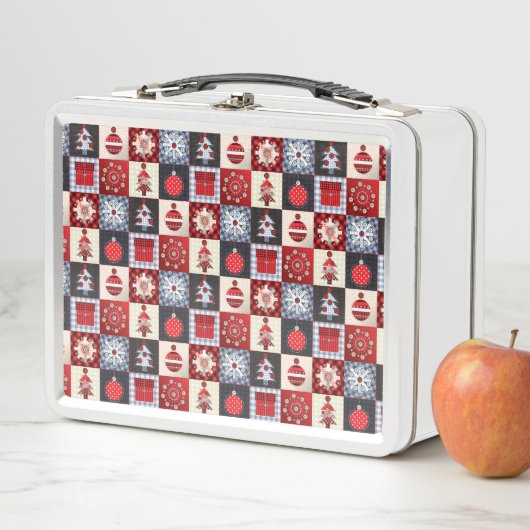 Oude kerstquilt met fashioned (In situ)