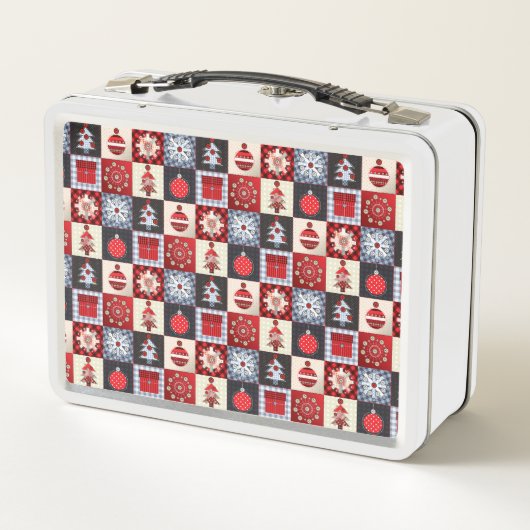 Oude kerstquilt met fashioned (Achterkant)