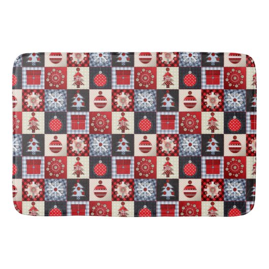 Oude kerstquilt met fashioned badmat (Voorkant)