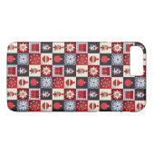 Oude kerstquilt met fashioned Case-Mate iPhone case (Achterkant (Horizontaal))