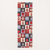 Oude kerstquilt met fashioned yogamat (Voorkant)