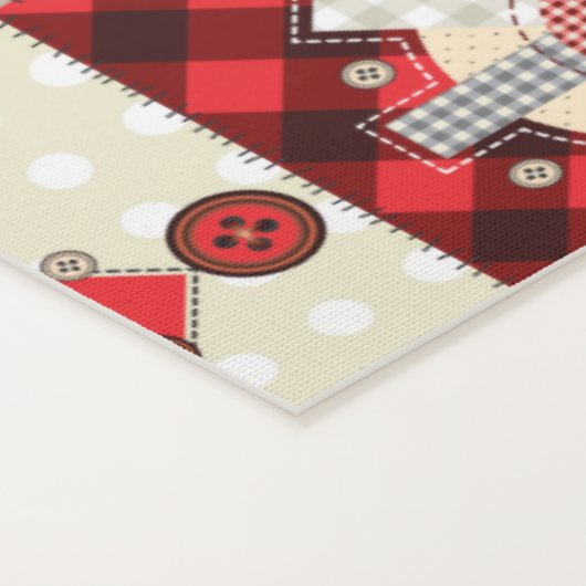 Oude kerstquilt met fashioned yogamat (Detail)