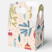 Oude kerstsieraden met fashioned kerstversieringen bedankdoosjes (Geopend)