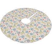 Oude kerstsieraden met fashioned kerstversieringen kerstboom rok (Gekanteld)