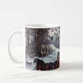 Oude Kerstslitten, Central Park in de Winter Koffiemok (Links)