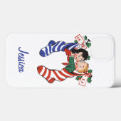 Oude kerstsokken met schattige kinderen Case-Mate iPhone case (Achterkant (horizontaal))