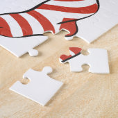 Oude Kerststokken met Schattige Kinderen Legpuzzel (Zijkant)