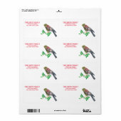 Oude Kerstvakantie Etiket (Full Sheet)