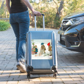 Oude kerstvakantie Sticker (Koffer Insitu)