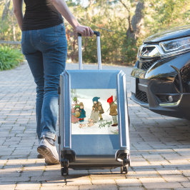 Oude kerstvakantie Sticker