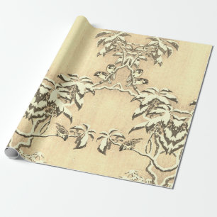 Oude kerstverpakkings papier uit de jaren 70