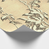 Oude kerstverpakkings papier uit de jaren 70 (Hoek)