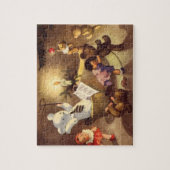 Oude Kerstversiering, Danspoppen, Teddyberen Legpuzzel (Verticaal)