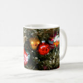 Oude kerstversiering koffiemok (Voorkant rechts)