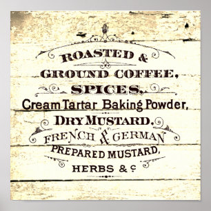 Oude keuken  poster