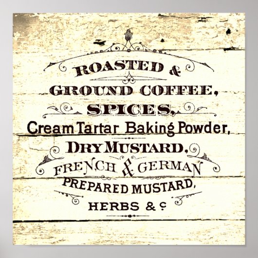 Oude keuken  poster (Voorkant)