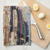 Oude keukenhanddoek uit Singapore (Quarter Fold)