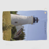 Oude keukenhanddoek van de vuurtoren van de Presqu Golfhanddoek (Horizontaal)