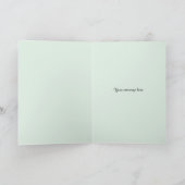 Oude Kever met Hoorns & Mistletoe Gelukkig Nieuwja Feestdagen Kaart (Binnen)