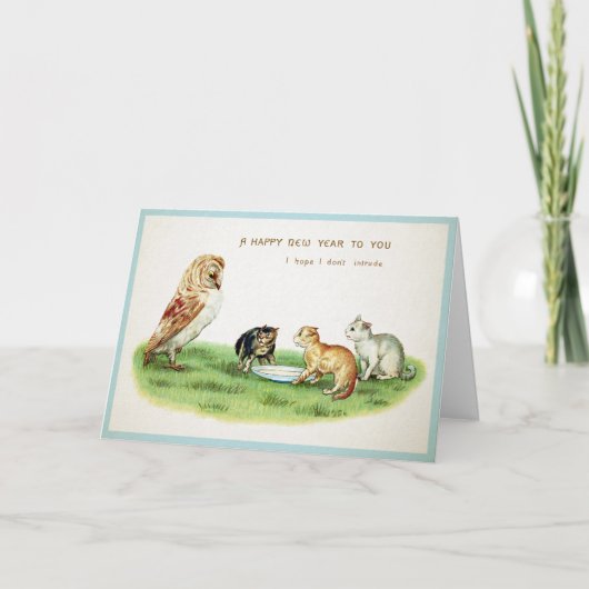 Oude kikker Nieuwjaarskrant Feestdagen Kaart (Voorkant)
