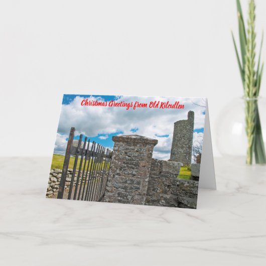 Oude Kilcullen Kerstmis kaart (Voorkant)