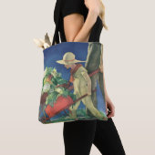 Oude kind, Biologische tuin; OverwinningsTuin Tote Bag (Dichtbij)