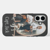 Oude kind, jongenspiraat, hond, spiegel, boekanier Case-Mate iPhone case (Achterkant (horizontaal))
