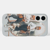 Oude kind, jongenspiraat, hond, spiegel, boekanier Case-Mate iPhone case (Achterkant (horizontaal))