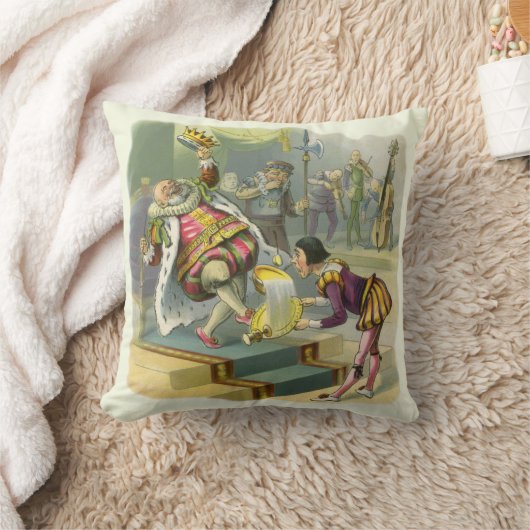 Oude kinderrijm Old King Cole gedicht lied Kussen (Deken)