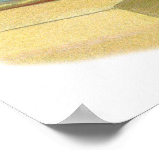 Oude kinderrijm Old King Cole gedicht lied Poster (Hoek)