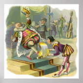 Oude kinderrijmpje gedicht liedje Old King Cole Poster (Voorkant)