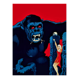 Oude King Kong-filmposter (1933) Perfect Poster