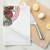 Oude Kip Daddy Haan Shirt Ontwerp_1 Theedoek (Quarter Fold)