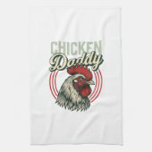 Oude Kip Daddy Haan Shirt Ontwerp_1 Theedoek (Verticaal)