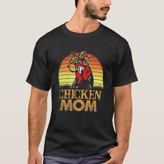 Oude Kippenmoeder T-shirt (Voorkant)