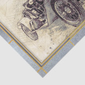 Oude  klassieke autoontkoppeling tissuepapier (Detail)