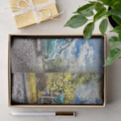 Oude klassieke autoontkoppeling tissuepapier (Geschenk)