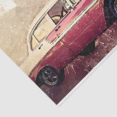 Oude klassieke autoontkoppeling tissuepapier (Detail)