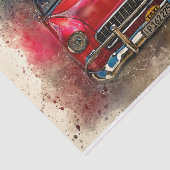 Oude klassieke autoontkoppeling tissuepapier (Detail)