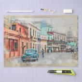 Oude klassieke autoontkoppeling tissuepapier (Craft)