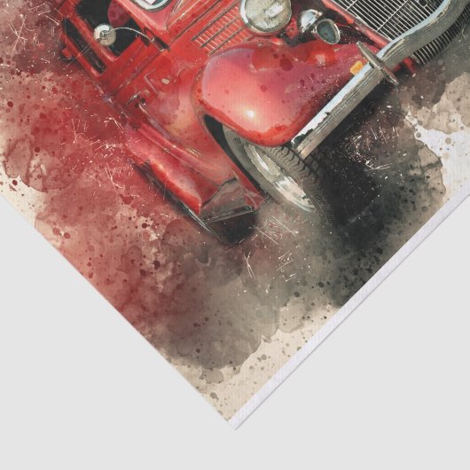 Oude klassieke autoontkoppeling tissuepapier (Detail)