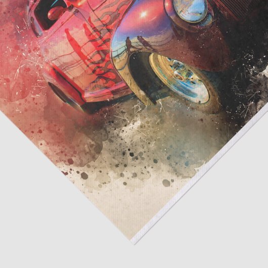 Oude klassieke autoontkoppeling tissuepapier (Detail)