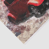 Oude  klassieke autoontkoppeling tissuepapier (Detail)