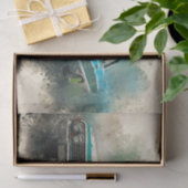 Oude klassieke autoontkoppeling tissuepapier (Geschenk)