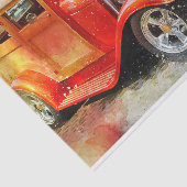 Oude  klassieke autoontkoppeling tissuepapier (Detail)