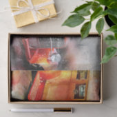 Oude  klassieke autoontkoppeling tissuepapier (Geschenk)